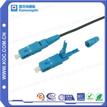 Conector rápido de fibra óptica para conexión FTTH